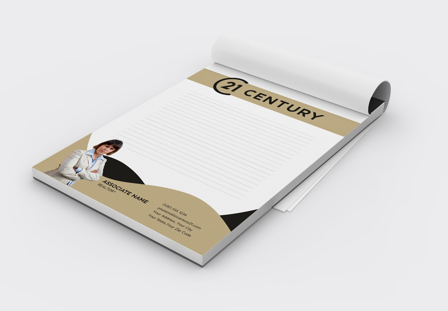 Century 21 Custom Realtor Notepad