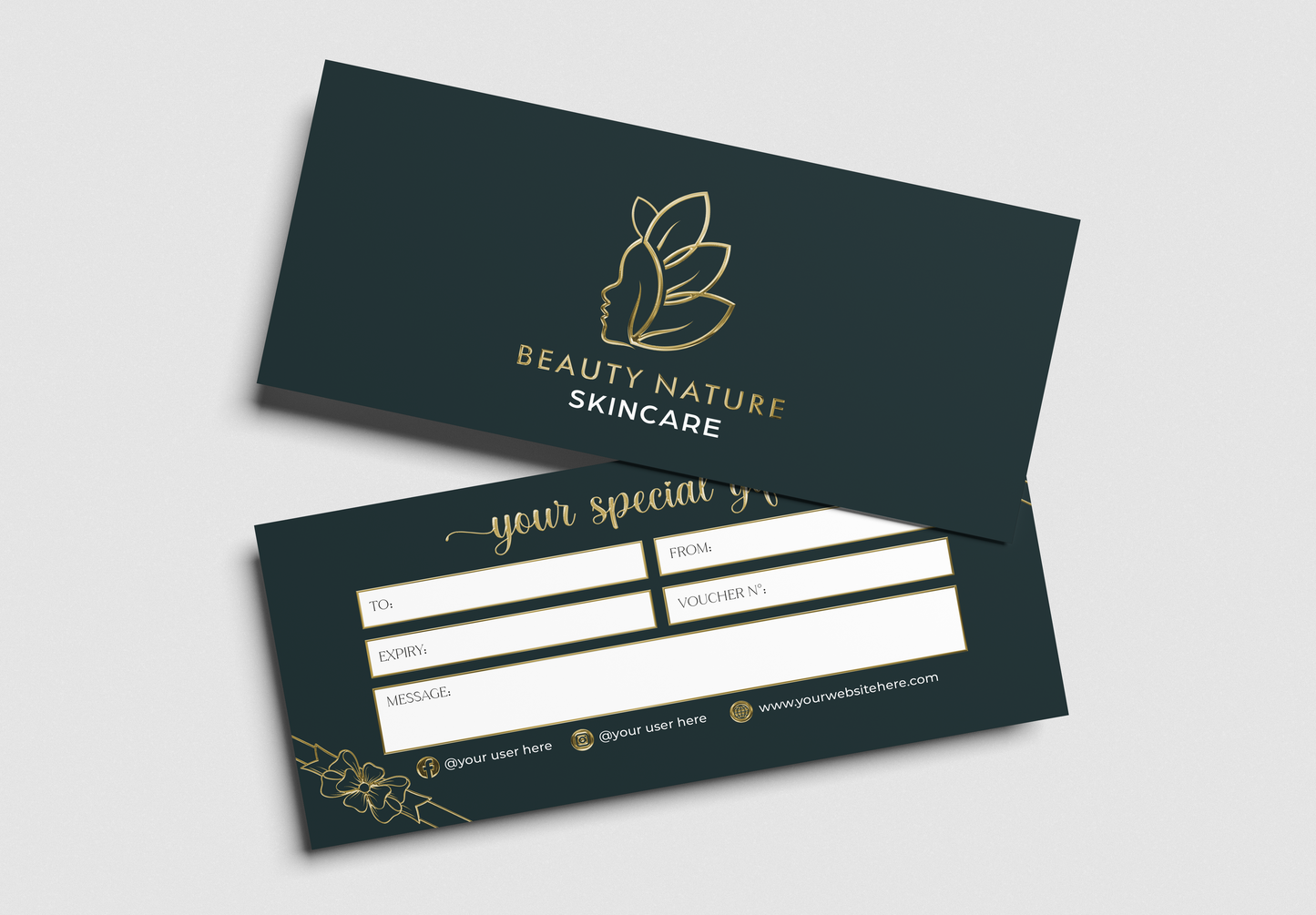 Luxury Custom Gift Certificate