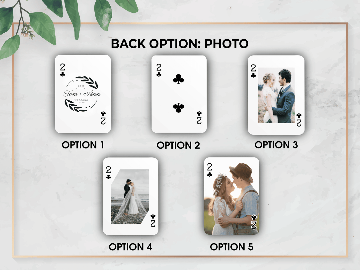 Wedding Guestbook | Custom | Playing Cards