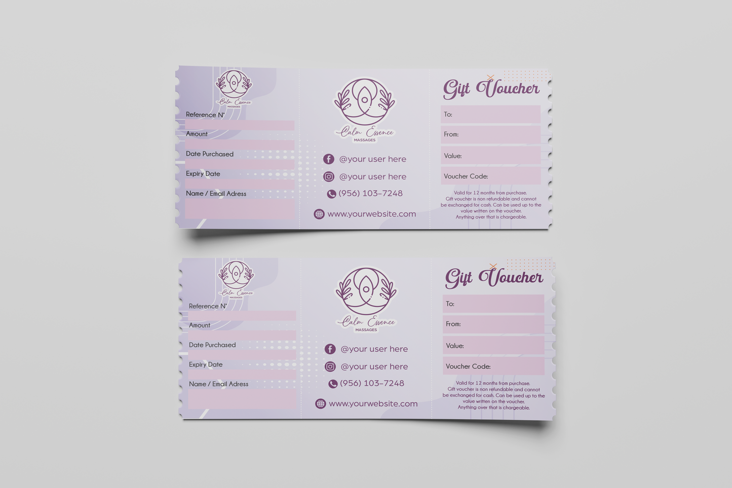 Custom Gift Certificate