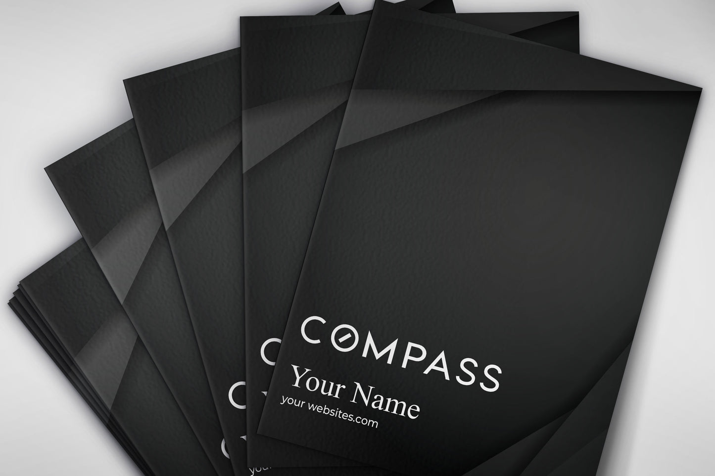 Compass Custom Presentation Folder Printing with Soft touch laminating - 004