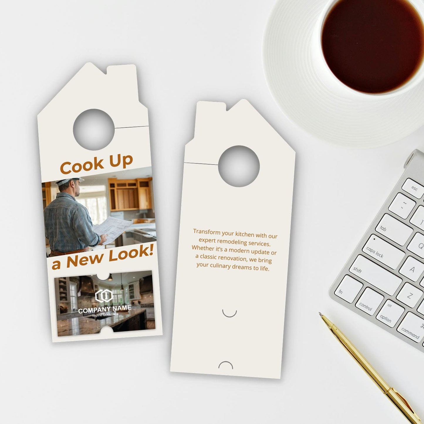 Kitchen Remodeling Services Door Hanger