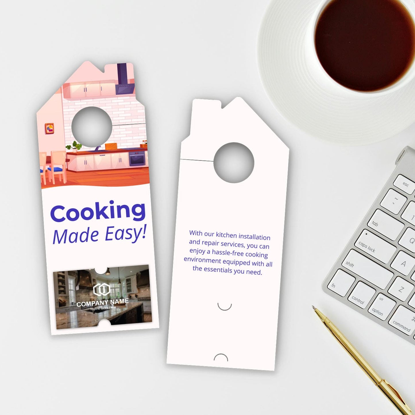 Kitchen Remodeling Services Door Hanger