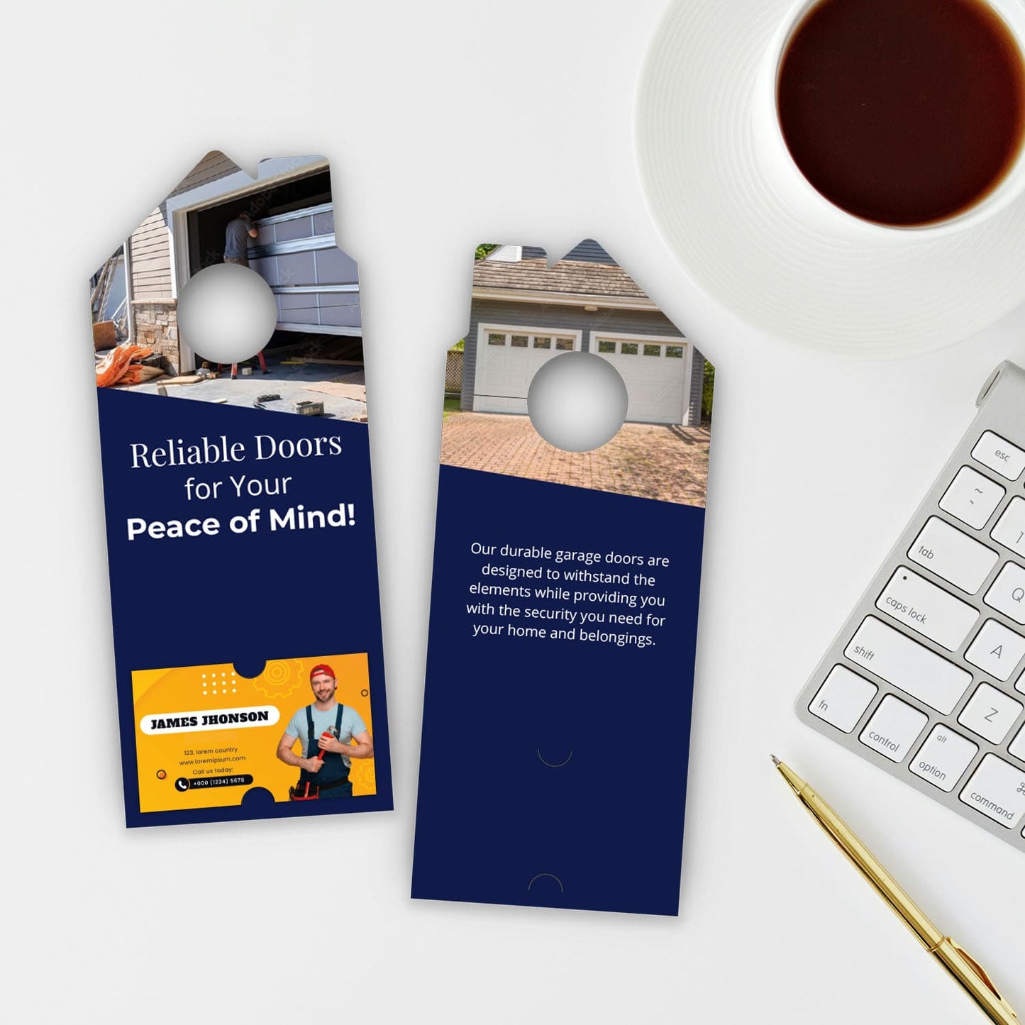 Garage Door Services Door Hanger