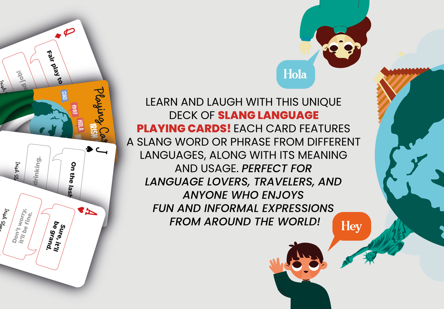 RUSH Irish Slang Generic Playing Cards