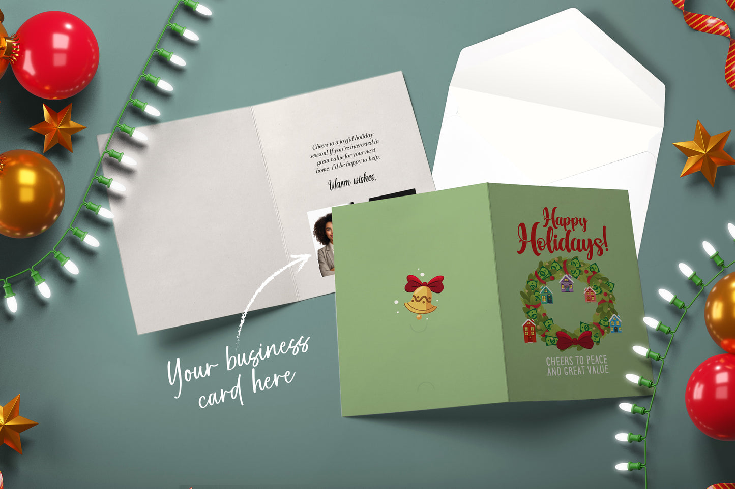 Realtor Holiday Greetings Cards