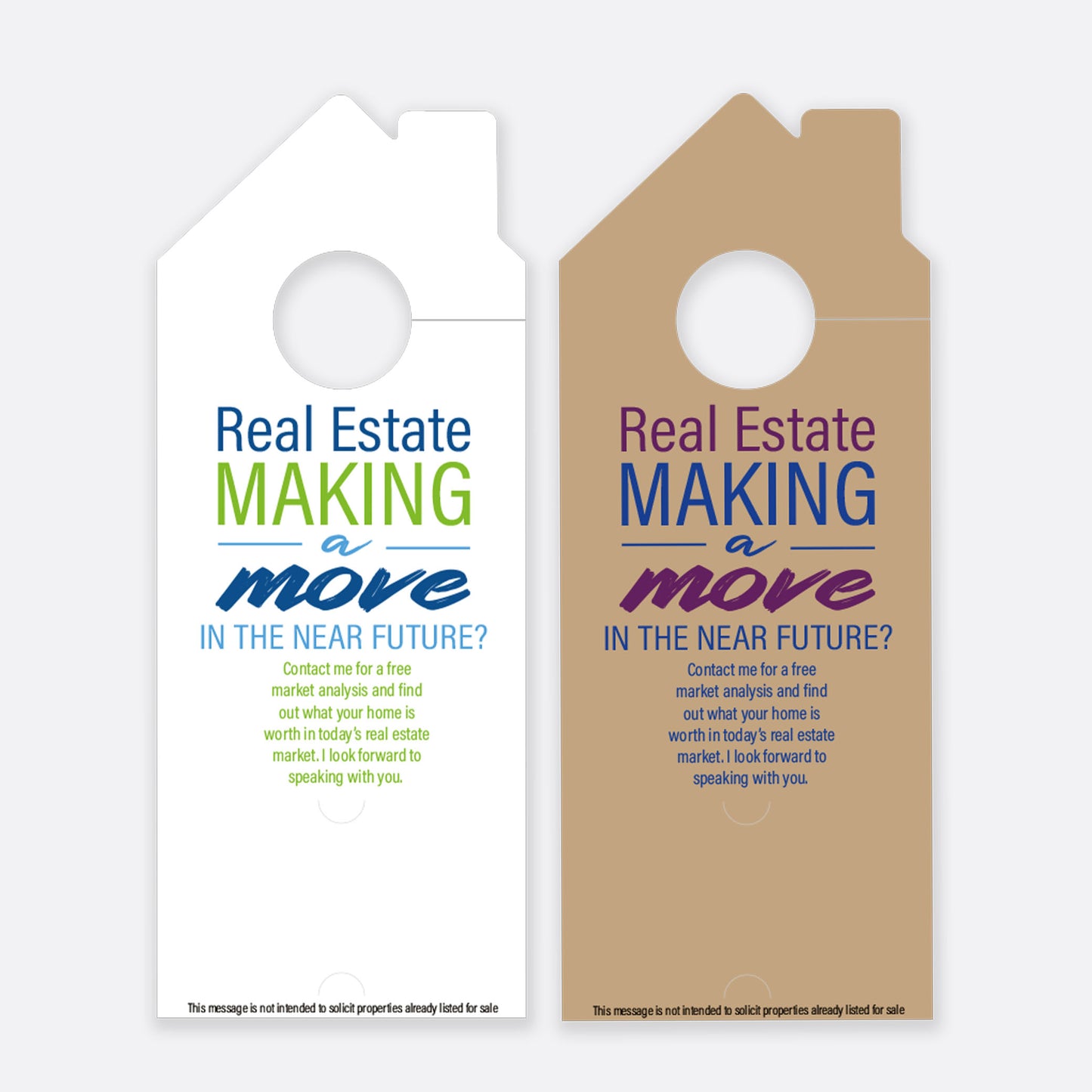 Real Estate Making a Move | Door Hanger Realtors