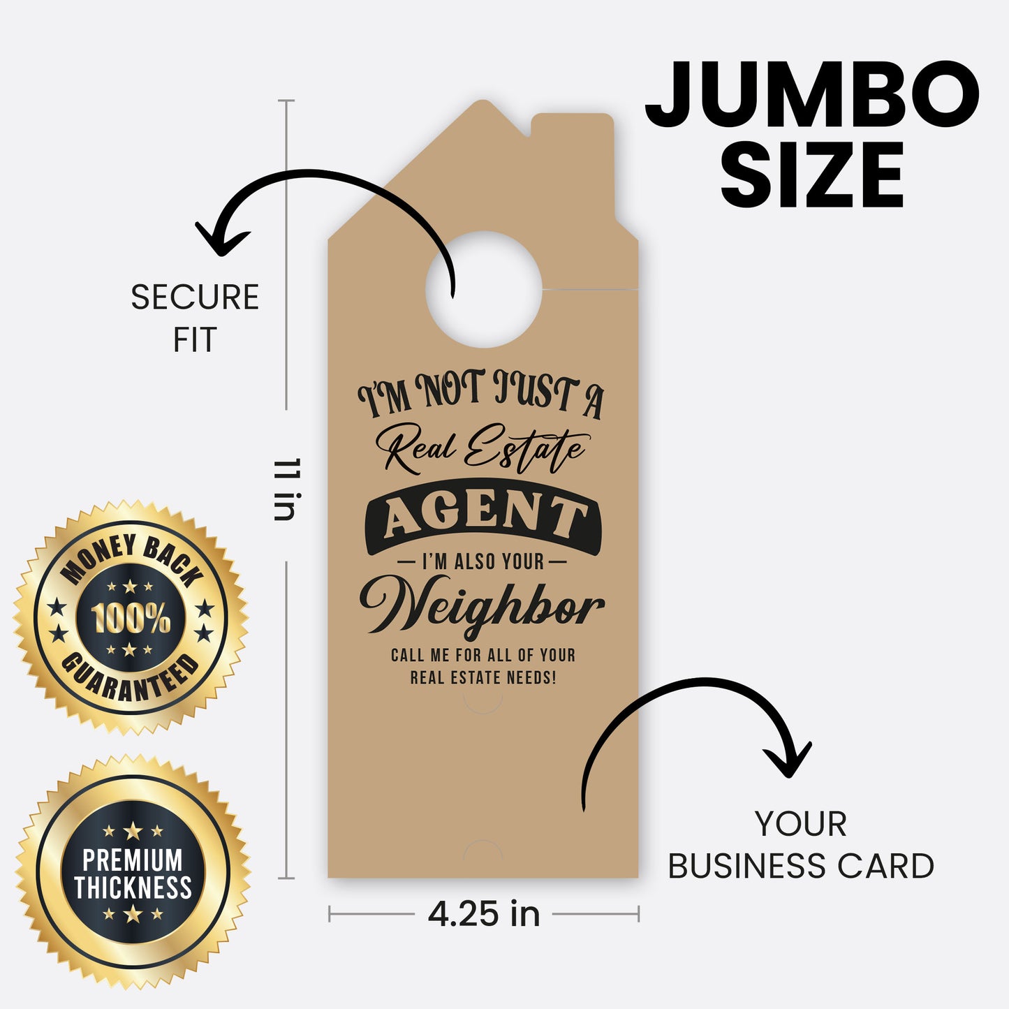 I'm Not Just A Real Estate Agent | Door Hanger Realtors