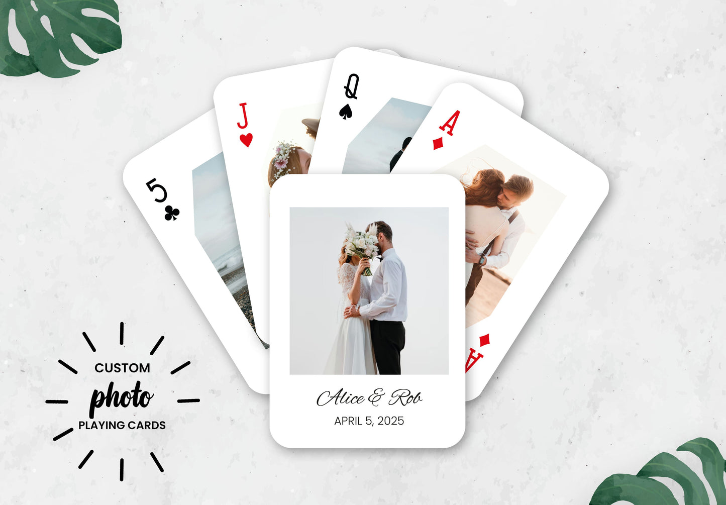 Wedding Guestbook | Custom | Playing Cards