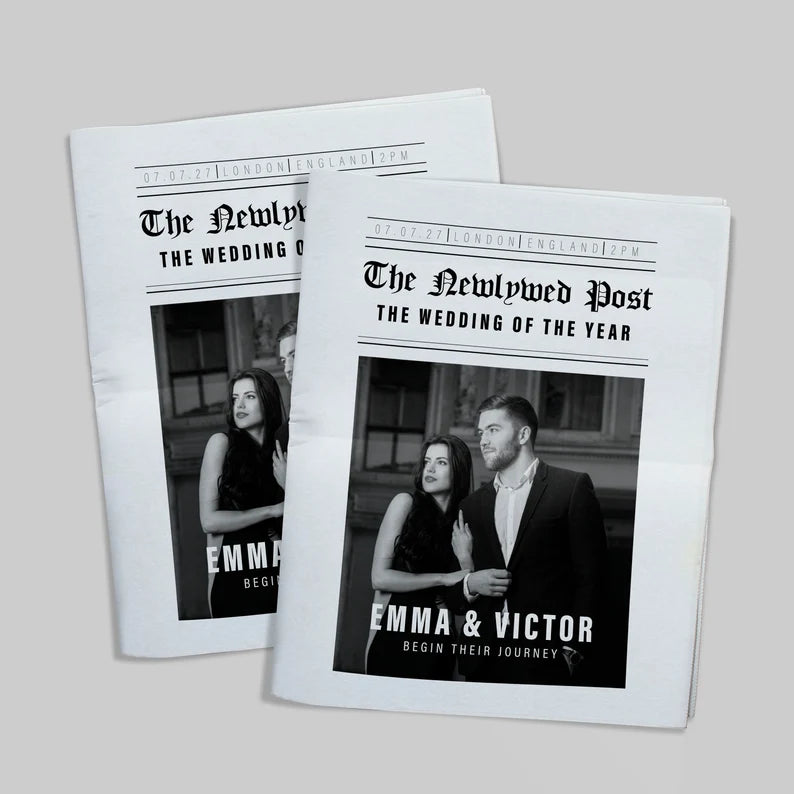 Newspaper Wedding | Custom