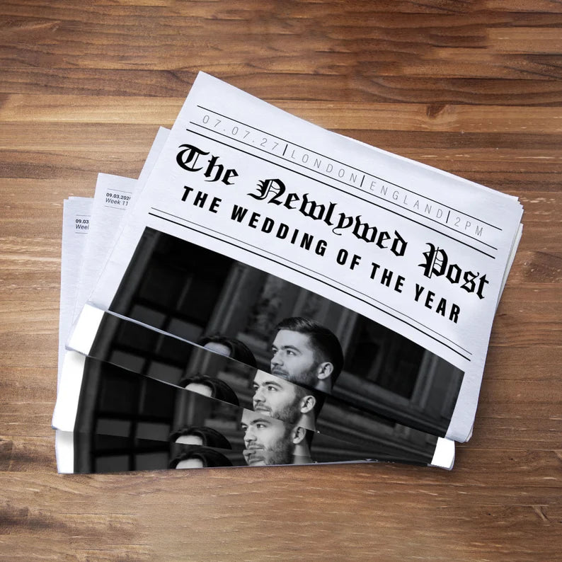 Newspaper Wedding | Custom