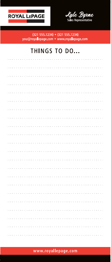 Notepad Royal Lepage - 0010