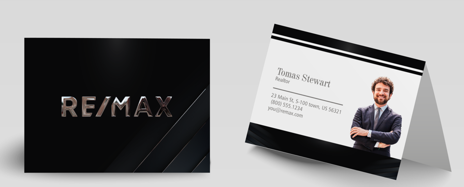 RE/MAX Luxury Note Cards Personalized with Foil - 001