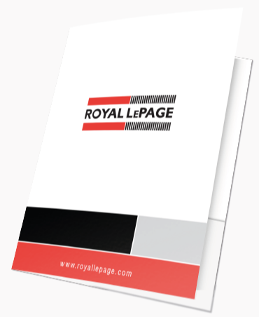 Royal Lepage PresentationCustom Folder Printing with Soft touch laminating -002