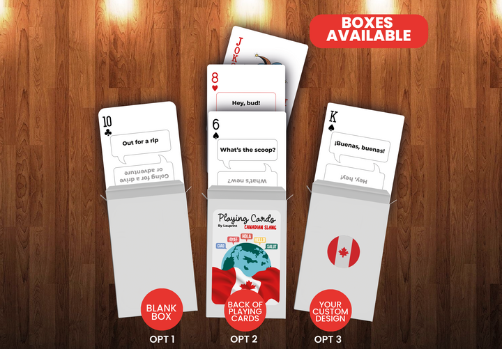 RUSH Canadian Slang Generic Playing Cards