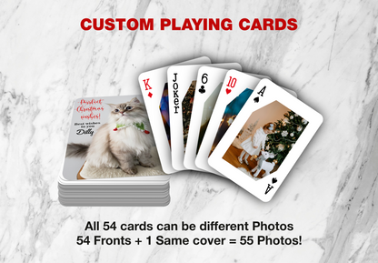 RUSH Marry Christmas Playing Cards