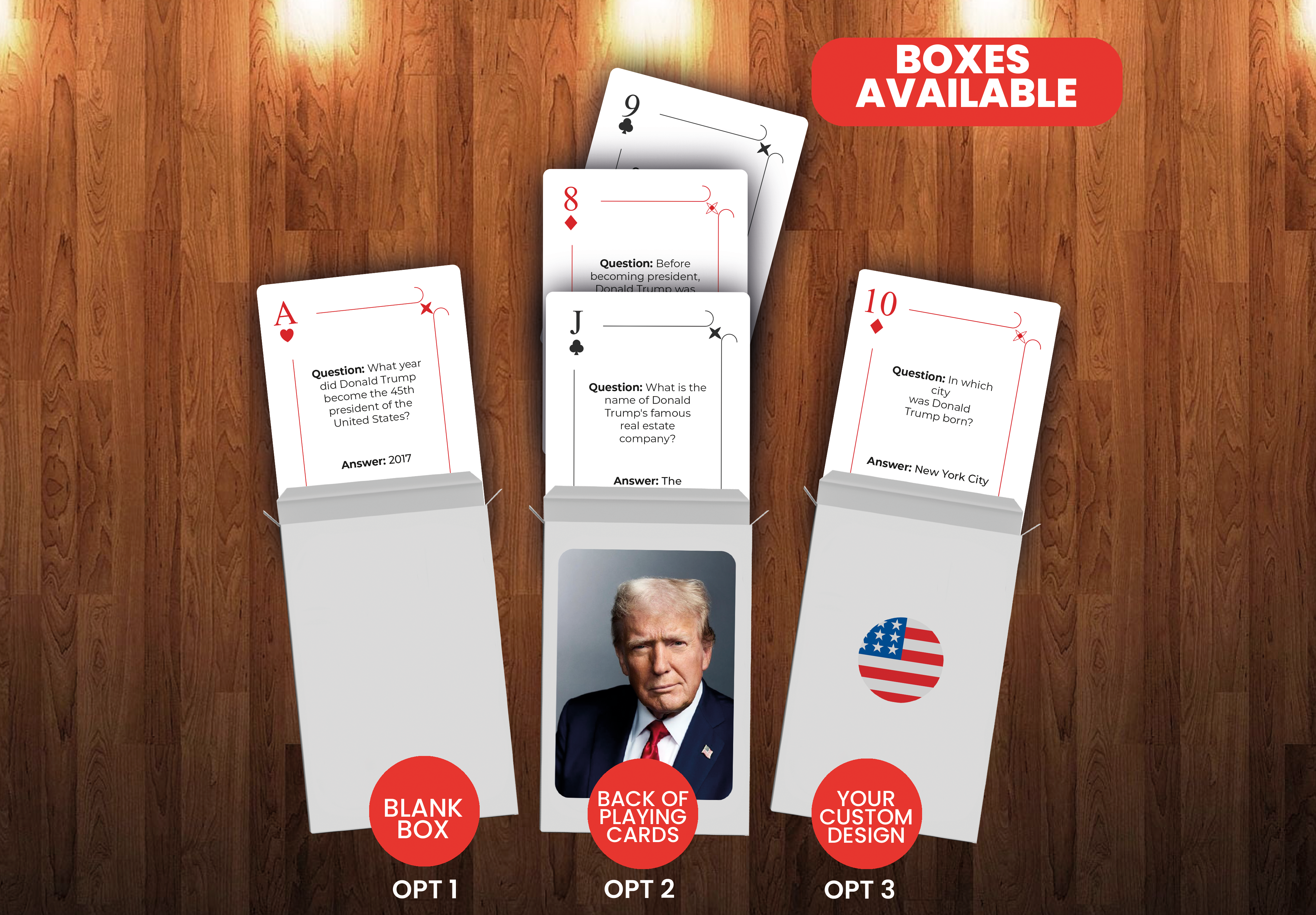 RUSH Donald Trump Playing Cards