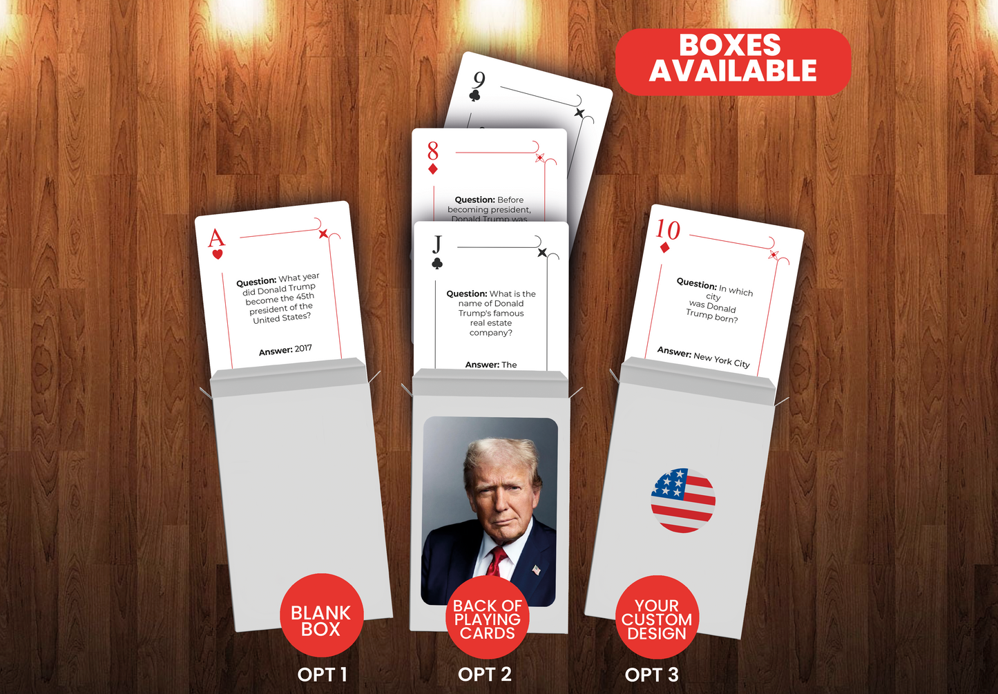 RUSH Donald Trump Playing Cards
