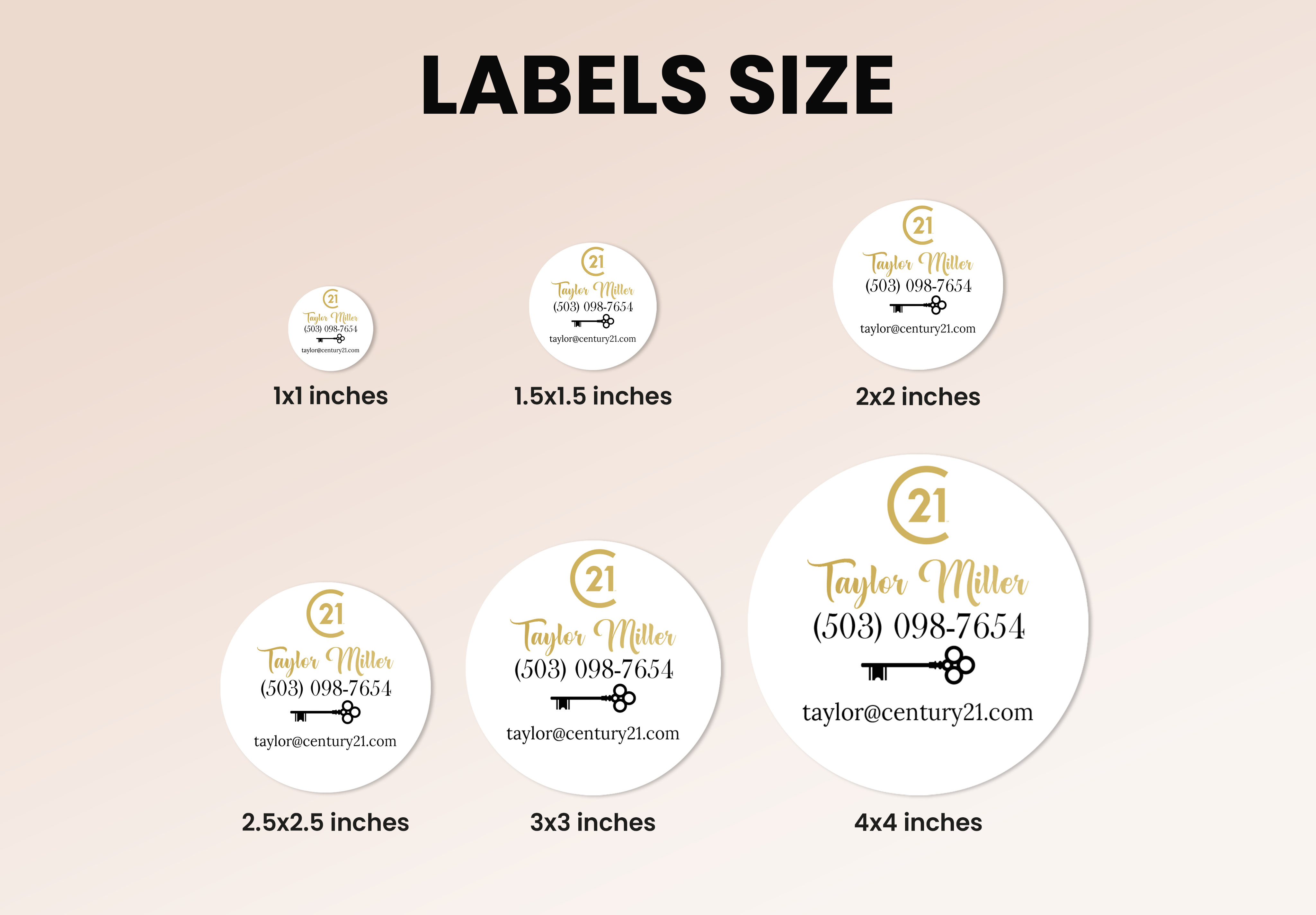 Labels  | Century 21 | Thank You Stickers