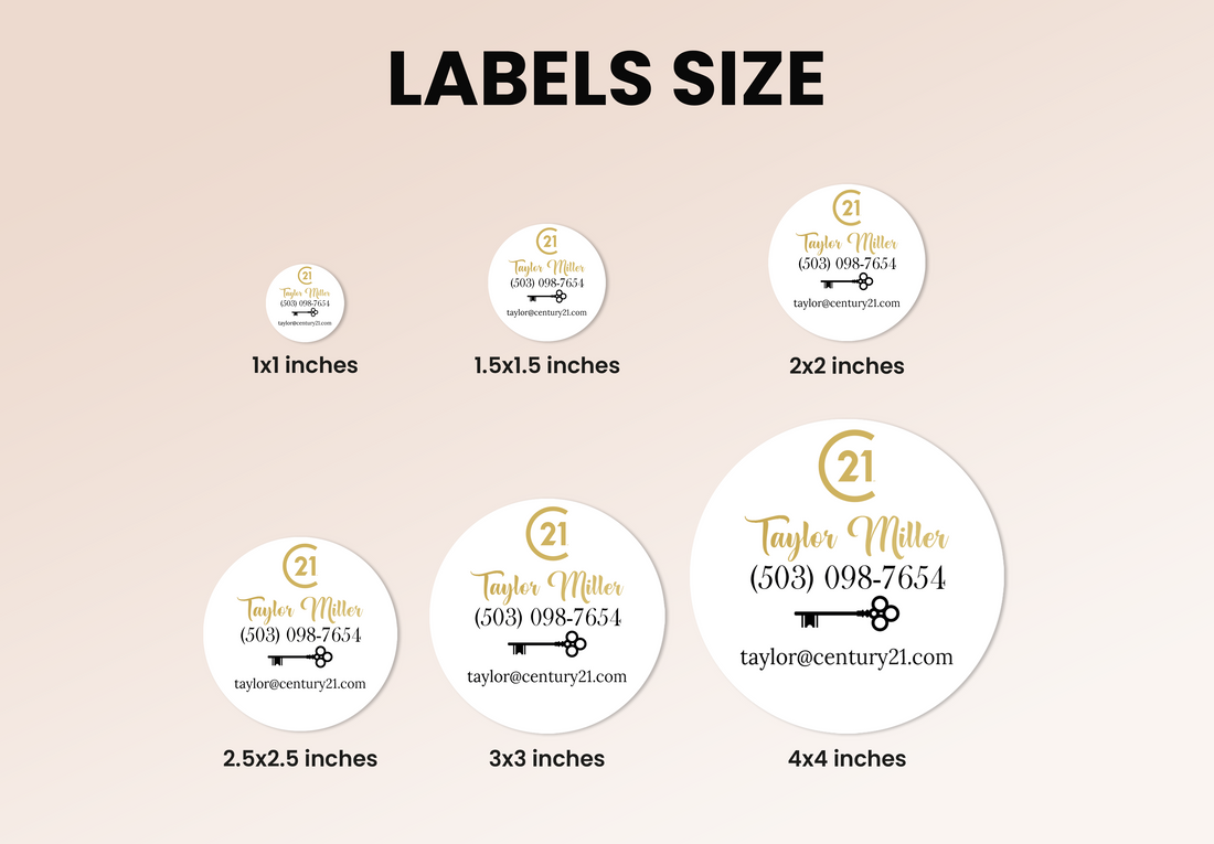 Labels  | Century 21 | Thank You Stickers