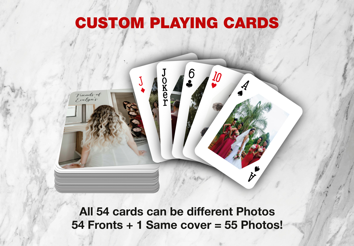 RUSH Bridesmaid Playing cards