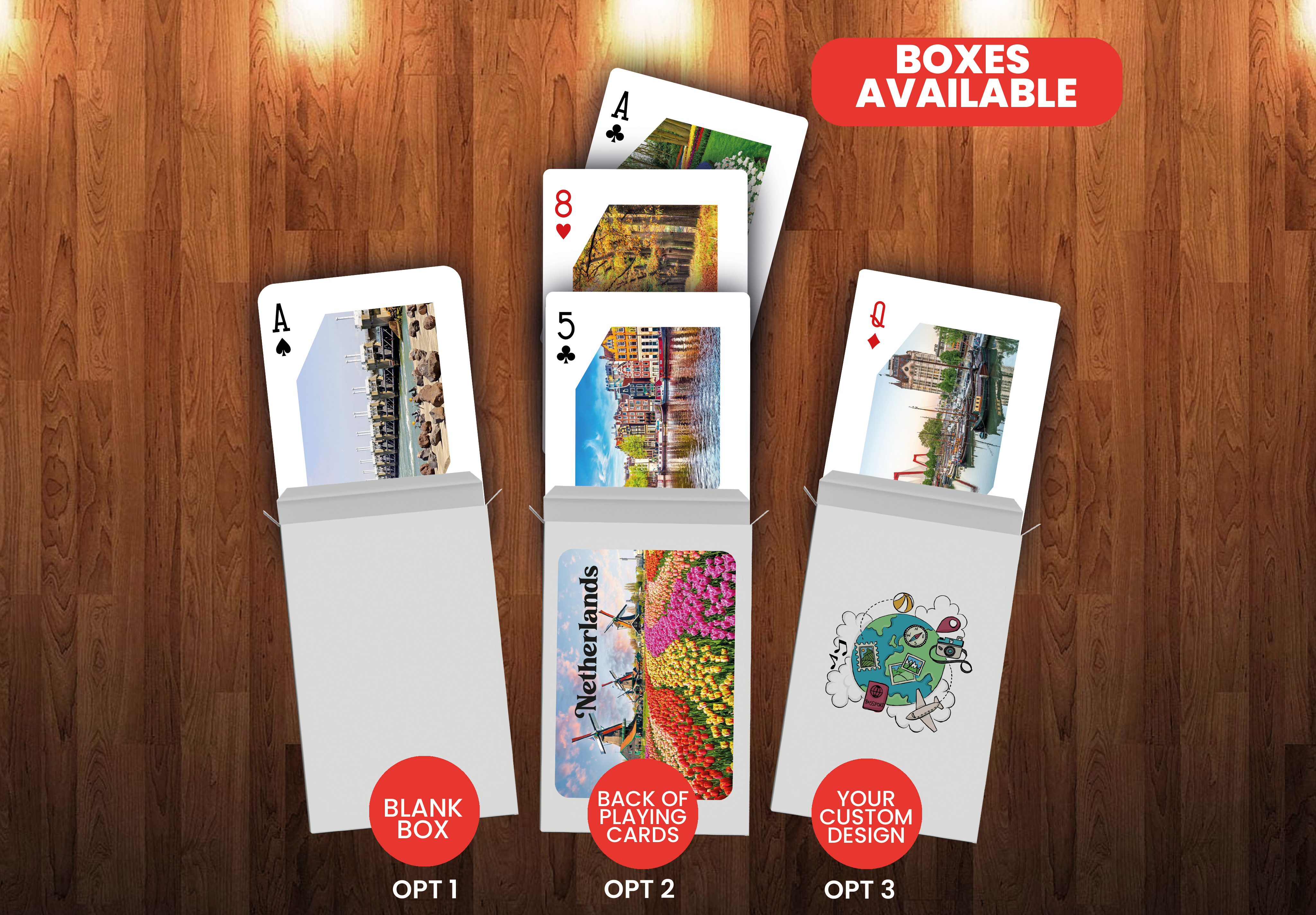 RUSH Magical Towns of the Netherlands Playing Cards