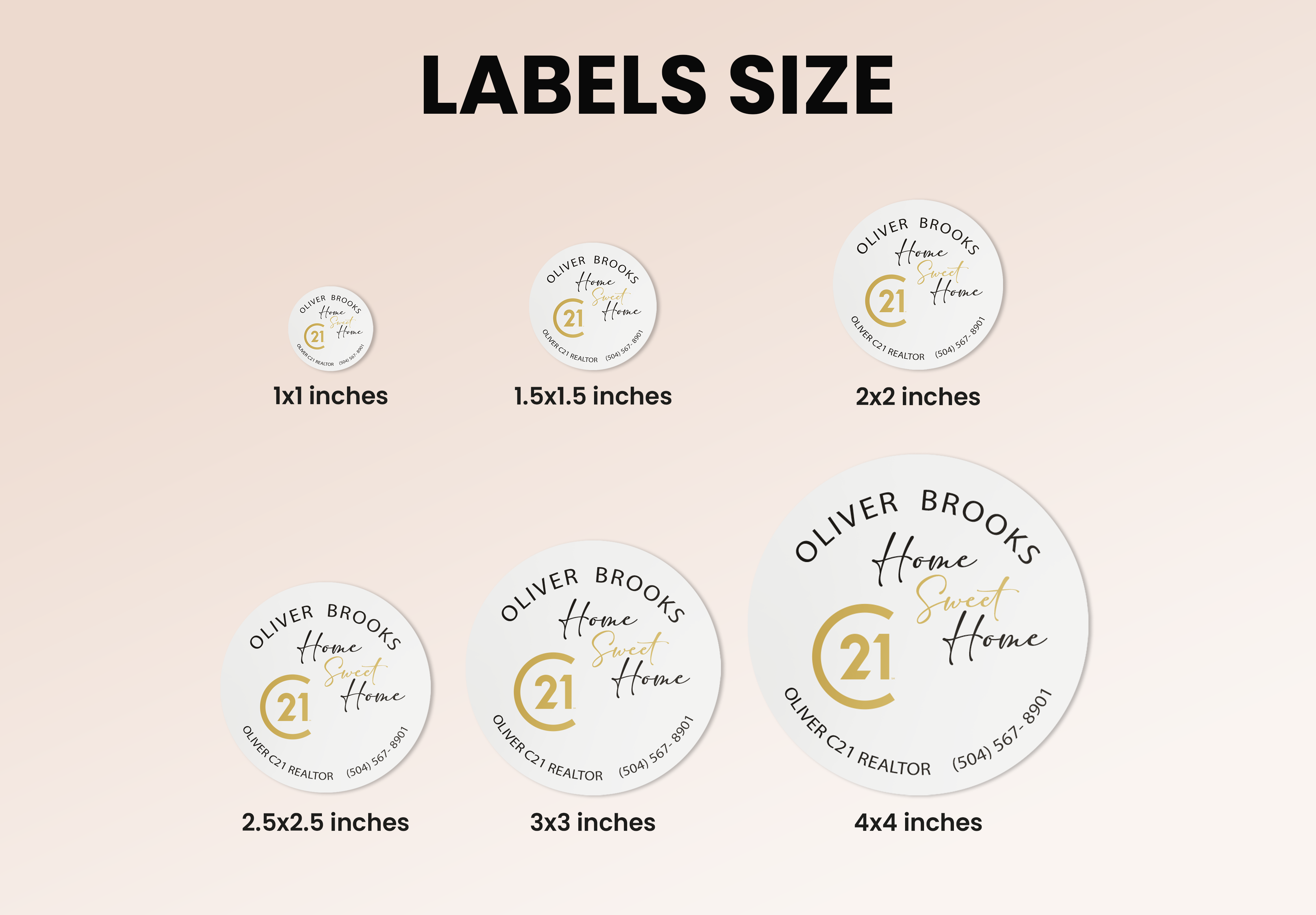 Labels  | Century 21 | Thank You Stickers