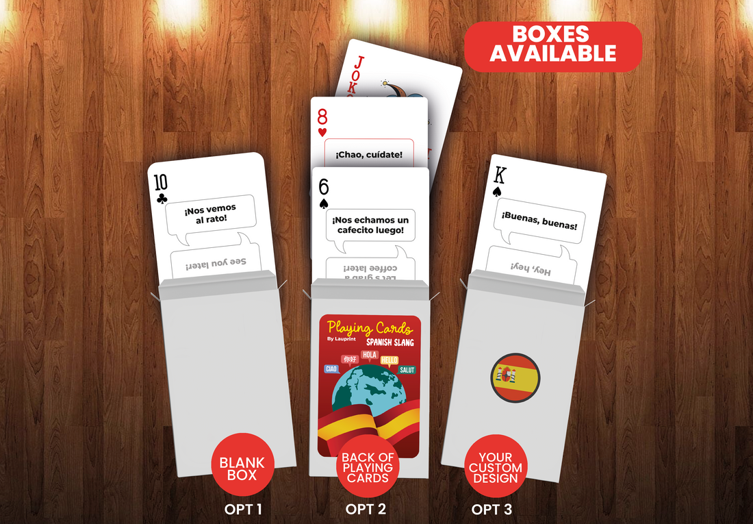 RUSH Spanish Slang Generic Playing Cards