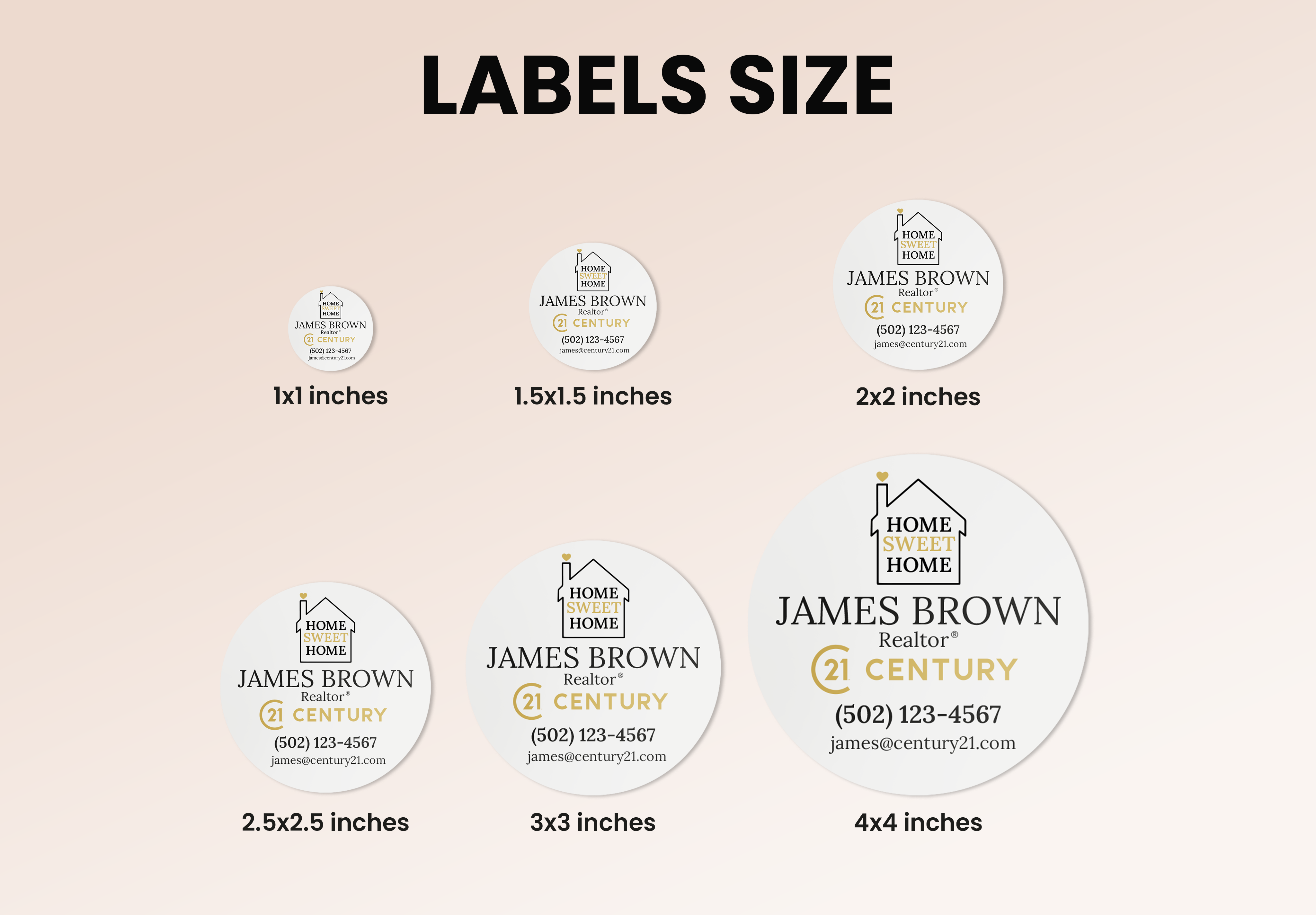 Labels  | Century 21 | Thank You Stickers