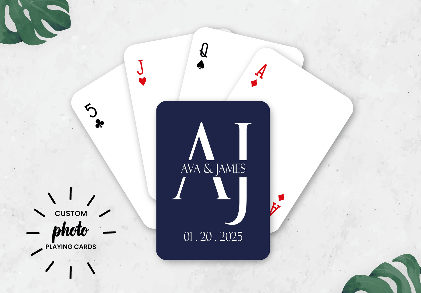 Wedding Guestbook |  Custom  |  Playing Cards