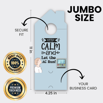 Air Conditioning Door Hangers