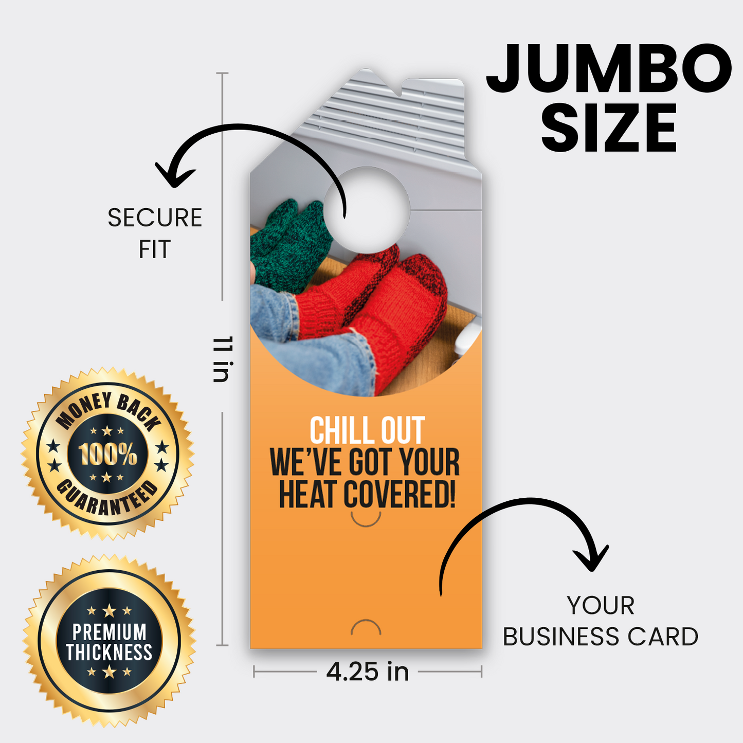 Heating Service Door Hangers