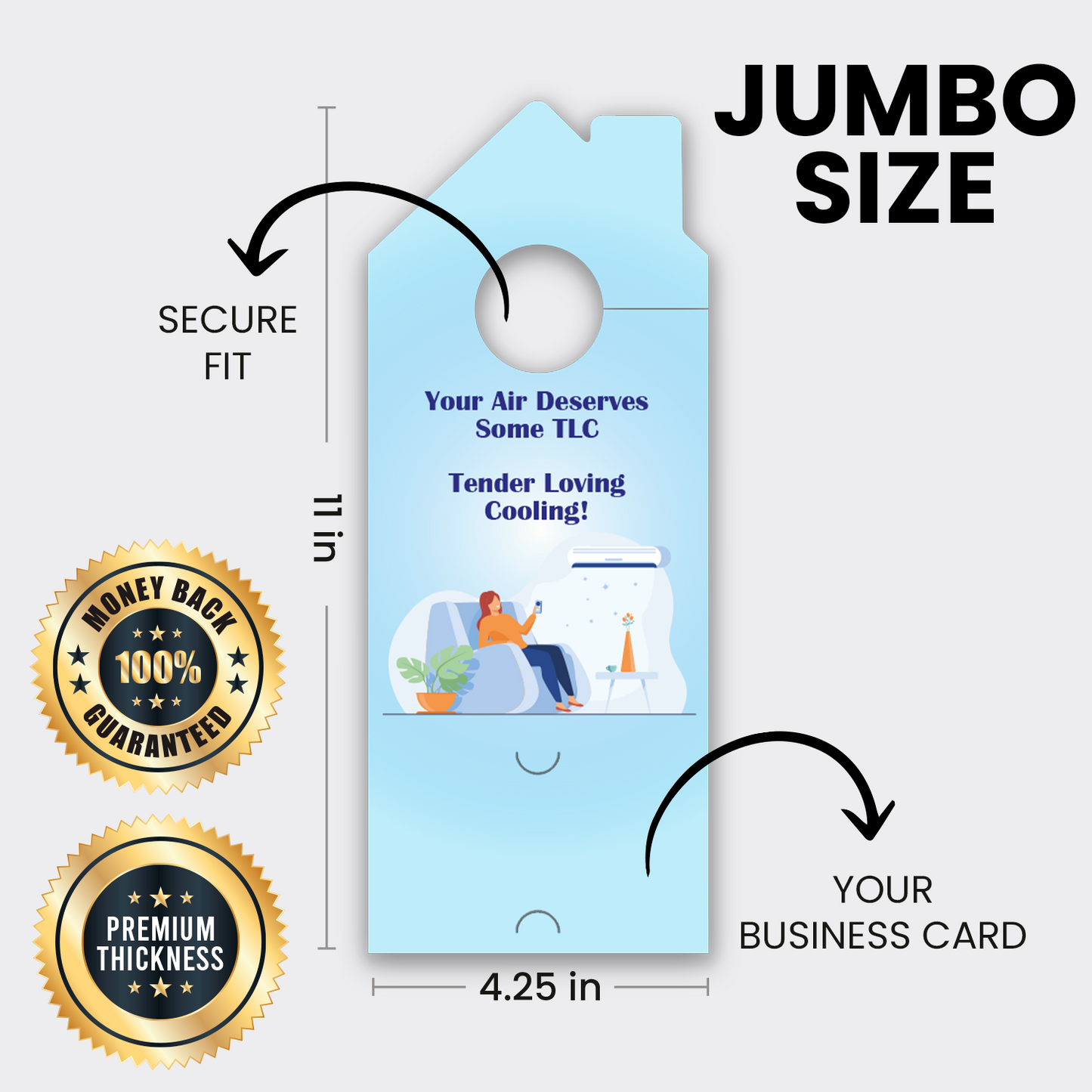 Air Conditioning Door Hangers