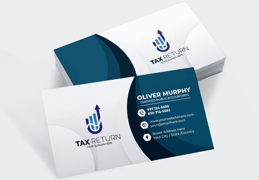 Tax Return Business Card | Economy