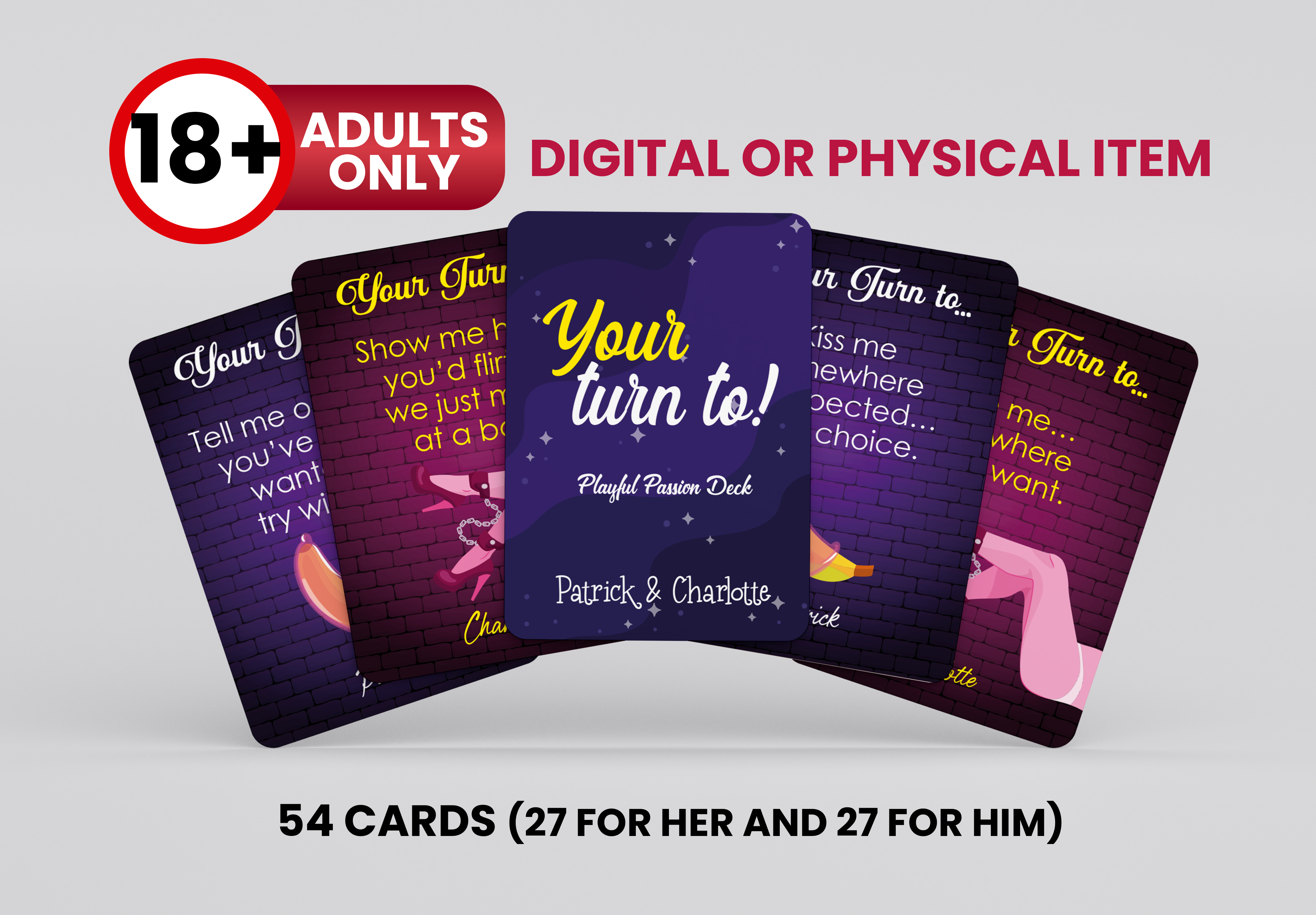 RUSH Custom Adult Explicit Card Game