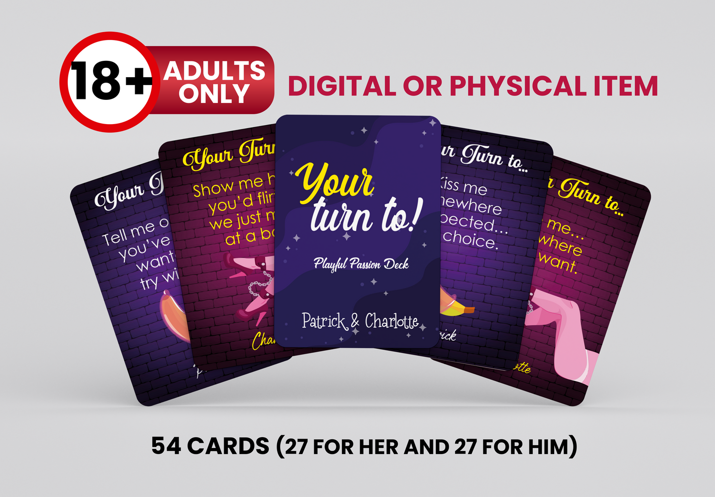 RUSH Custom Adult Explicit Card Game