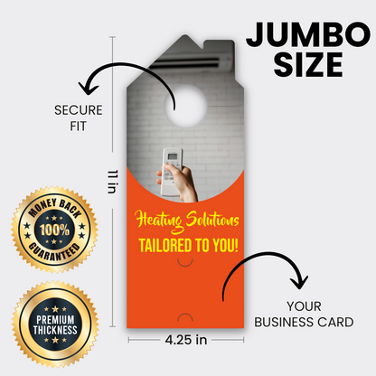 Heating Service Door Hangers