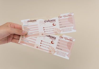 Custom Gift Certificate