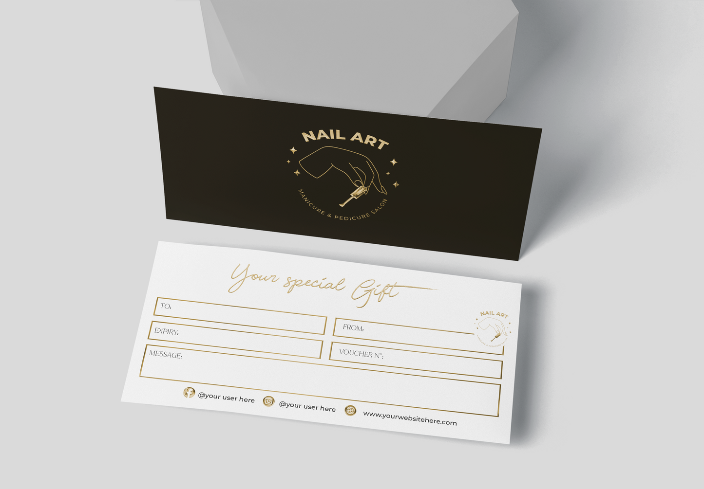 Luxury Custom Gift Certificate