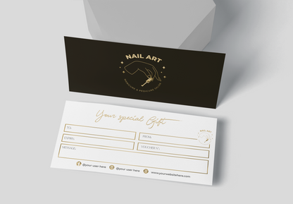 Luxury Custom Gift Certificate
