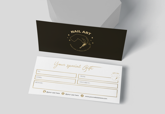 Luxury Custom Gift Certificate