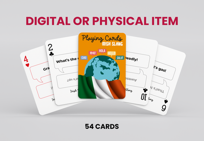 RUSH Irish Slang Generic Playing Cards