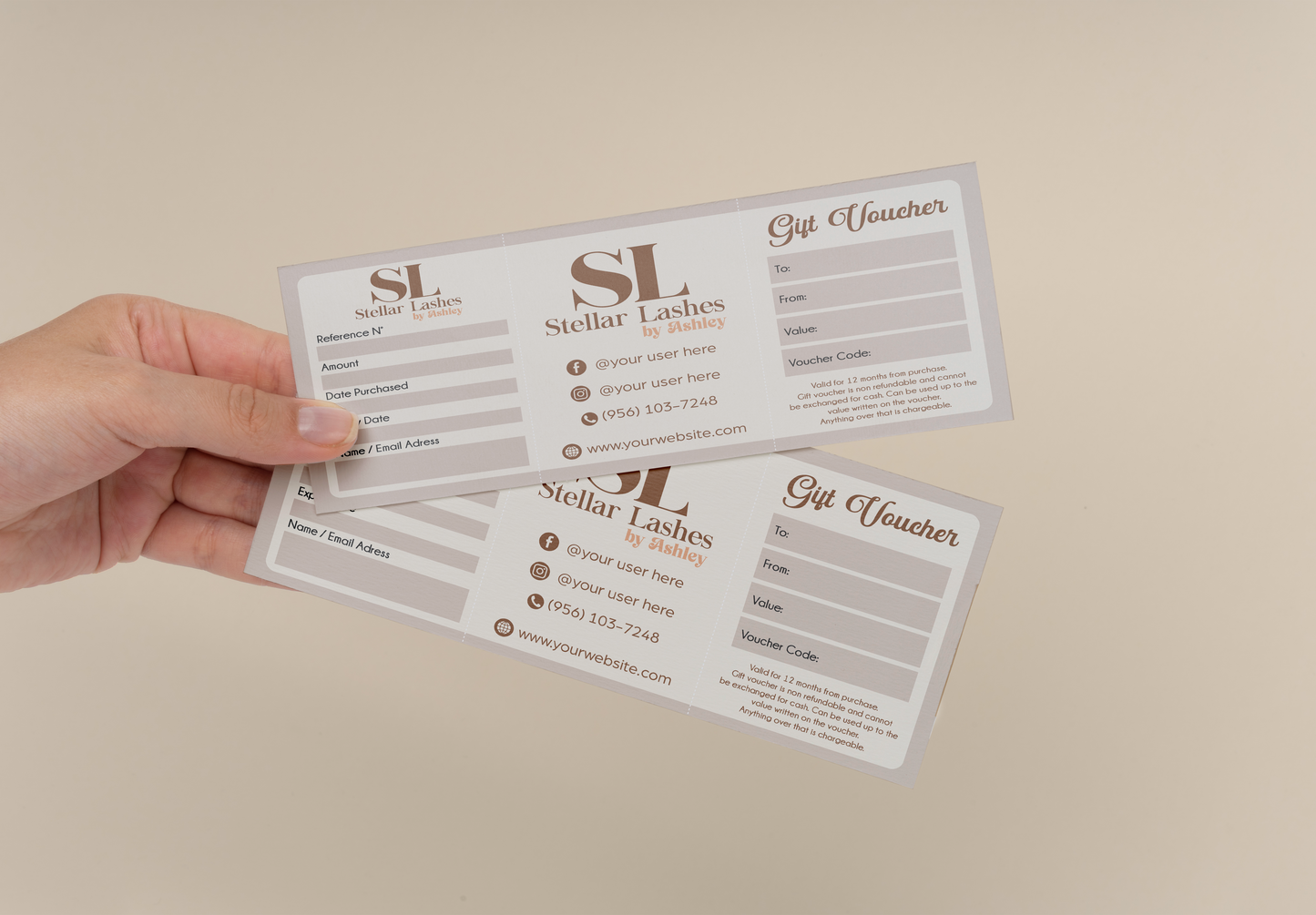 Custom Gift Certificate