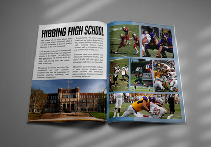 Custom Football Star Magazine