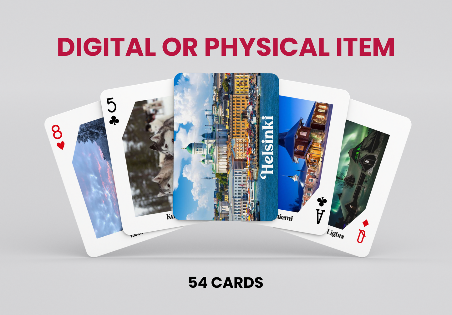 RUSH Magical Towns of Finland Playing Cards