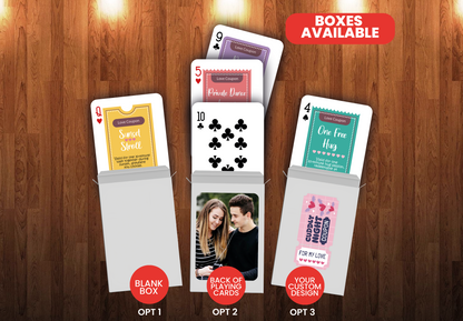 Love Coupon Cards | Love Adventure Playing Cards