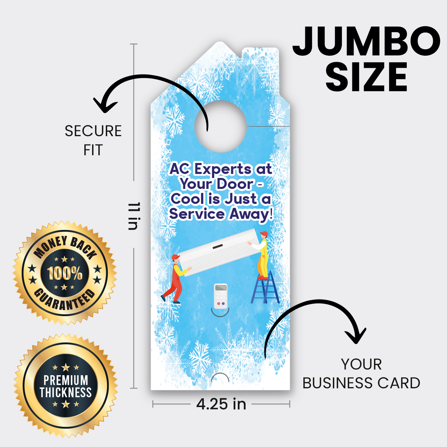 Air Conditioning Door Hangers