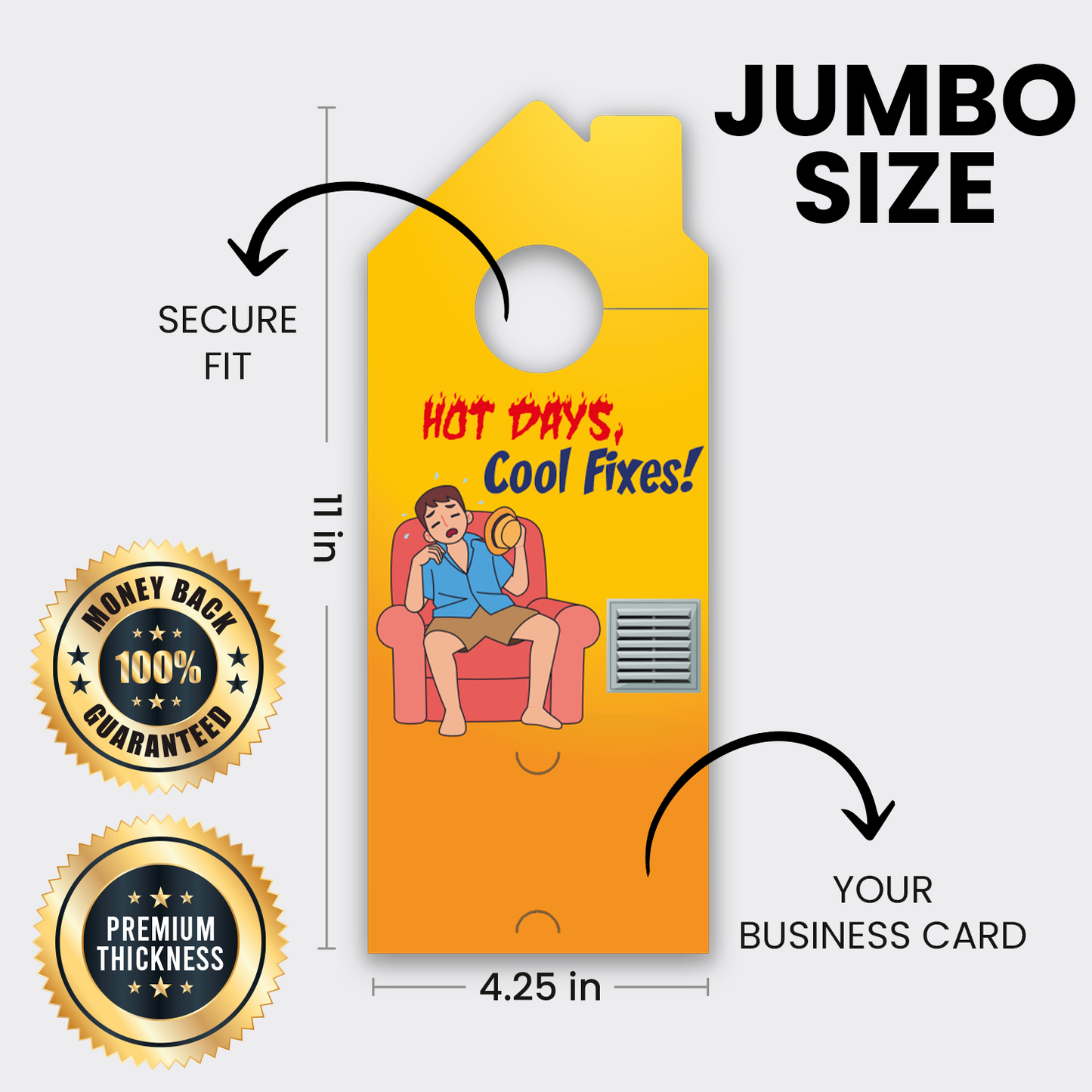 Air Conditioning Door Hangers