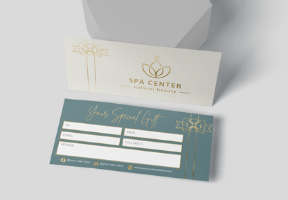 Luxury Custom Gift Certificate