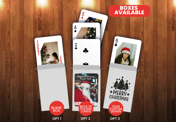 RUSH Marry Christmas Playing Cards